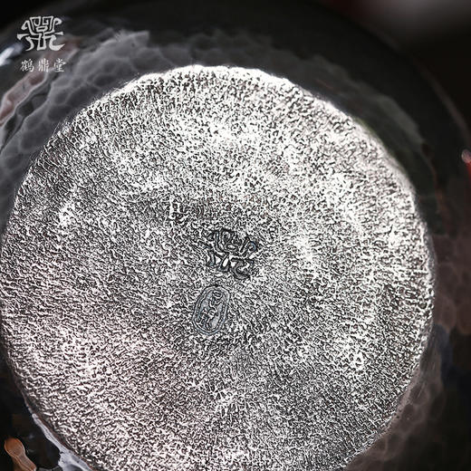 鹤鼎堂 闻天系列僩兮急须錾刻山清水秀（银色)（缺货） 商品图4