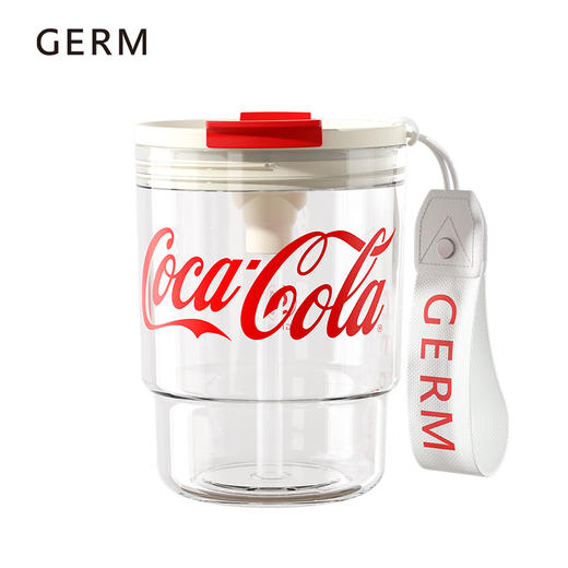 GE-CK23SS-S24-1 可口可乐联名款竹简水杯（冰透白） 商品图0