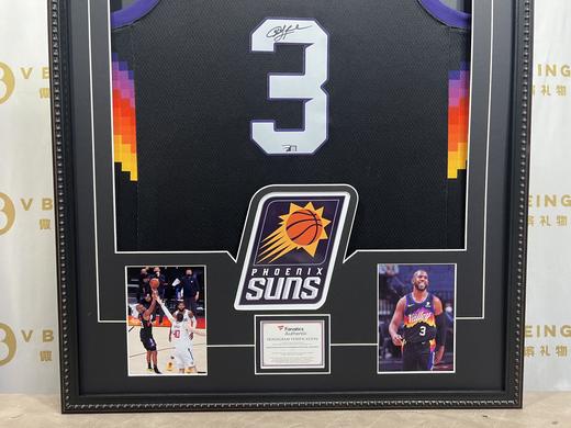 收藏系列 保罗 太阳队3号黑色 亲笔签名球衣 FA 商品图3