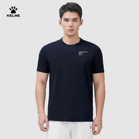KELME卡尔美T恤男新生向网 夏季新款印花上衣网球运动圆领短袖T恤