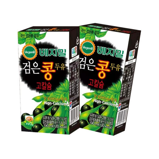 【盒】倍吉美尔 黑豆高钙豆奶190ml*16 商品图1