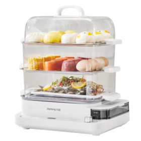 九阳（Joyoung） 电蒸锅多功能锅家用多用途锅电煮锅蒸汽锅电蒸箱电蒸笼电火锅20L大容量DZ180HG-GZ568 20L-不锈钢蒸格