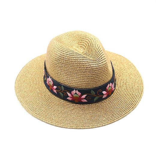 深山集市 手工编织凉帽 商品图0