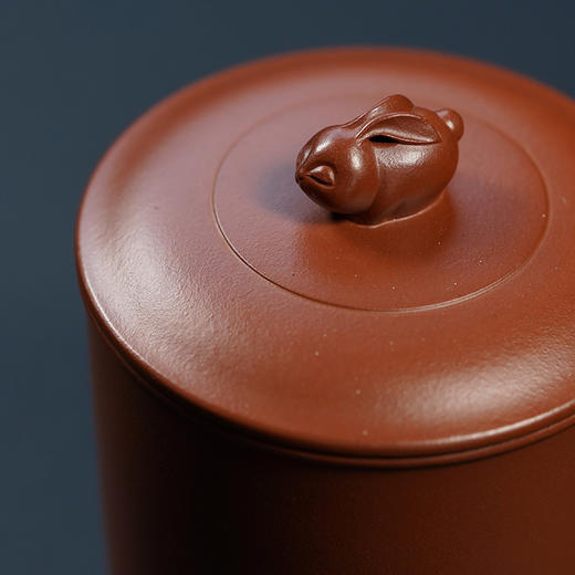 龙德堂陶艺 汤宣武制 《紫砂盖杯·仁和》原矿底槽清 380cc 库存请咨询客服 商品图3