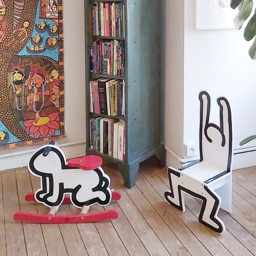 Vilac 凯斯哈林人形椅 法国玩具 商品图11