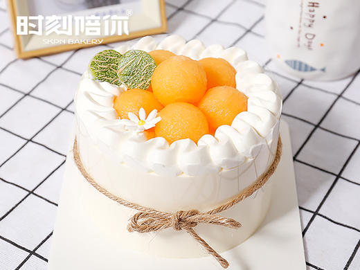 2磅蜜瓜啵啵 动物奶油水果下午茶 商品图1