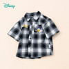 【商场同款】迪士尼童装儿童时尚格纹短袖衬衫洋气酷帅BOY唐老鸭卡通纯棉衬衣 商品缩略图2