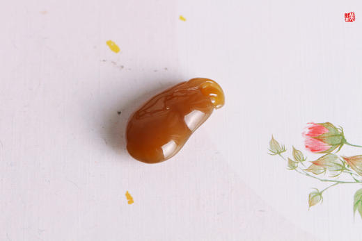 和田玉糖玉【福豆】配精美挂绳 商品图2