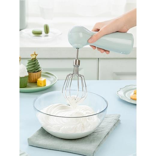 新款Bruno无线打蛋器电动小型家用手持式打蛋机烘焙搅拌器奶油打发器 薄荷绿 商品图2