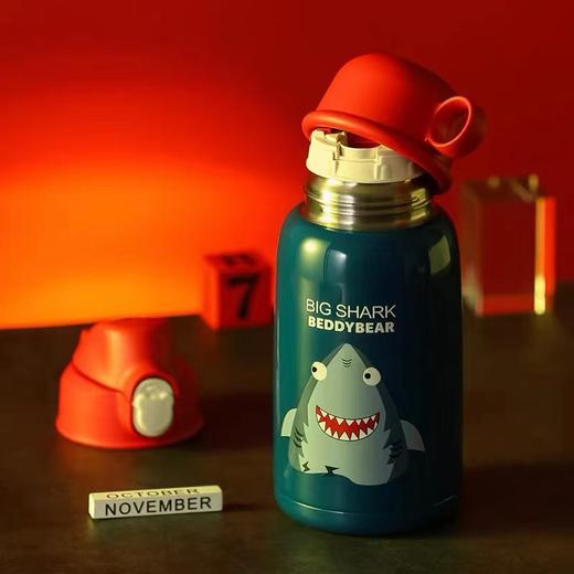 杯具熊四叶草儿童保温壶毛绒保温杯 商品图7