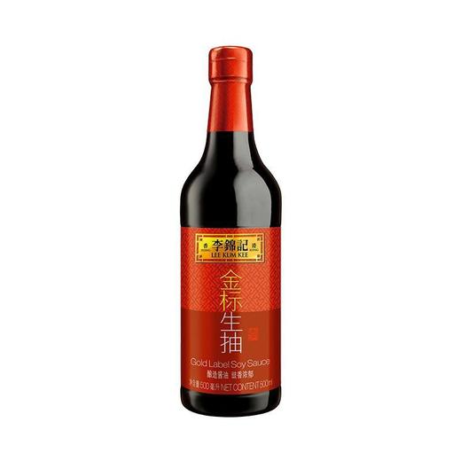 李锦记金标生抽 500ml*12瓶/件 商品图0