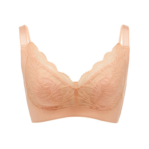 都市丽人舒软挺塑调整型内衣CD超薄3/4杯蕾丝塑身文胸三排无钢圈LJ33C1 商品图4