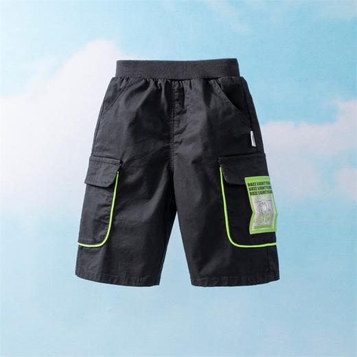 【商场同款】迪士尼童装男童帅气七分裤时尚潮酷巴斯光年工装裤舒适耐磨短裤子222DK0326
 商品图4