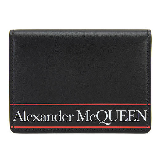 ALEXANDER MCQUEEN 亚历山大·麦昆 男士牛皮卡包钱包 6255251SJ0B 商品图0