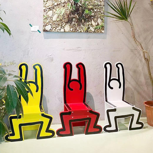 Vilac 凯斯哈林人形椅 法国玩具 商品图8