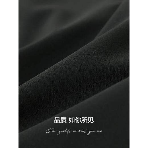 COCOBELLA简约休闲黑色廓形西装女25新款通勤正装西服外套SI57B 商品图3
