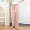 Avann肌理感高腰直筒拖地裤 商品缩略图3