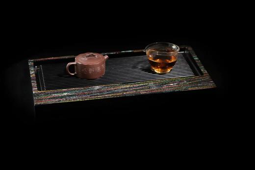 三希堂  流霞系列  《竹影》大漆茶盘 商品图2