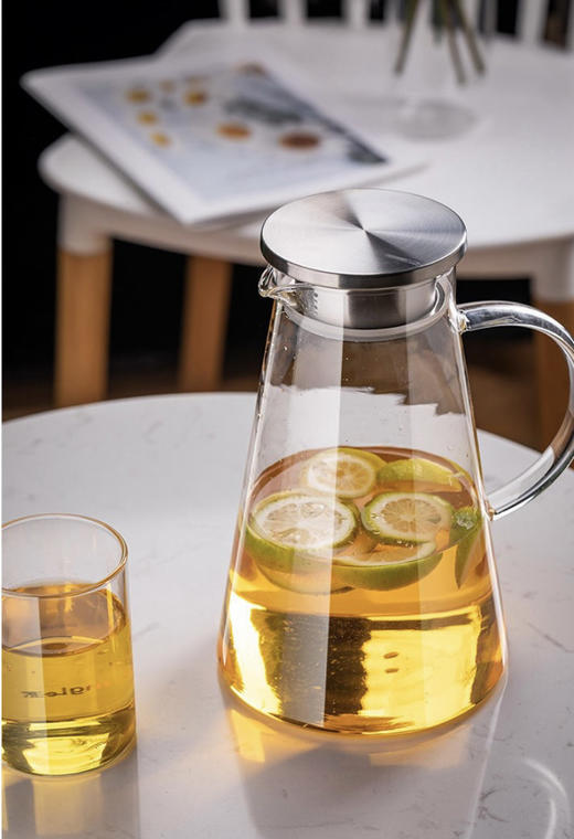 5F隆昌瓷器高硼硅玻璃水具琥珀色7件套 商品图1