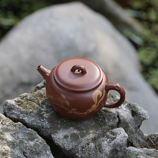 龙德堂陶艺 徐飞制 《蓬勃》原矿底槽清 300cc 库存请咨询客服 商品图3