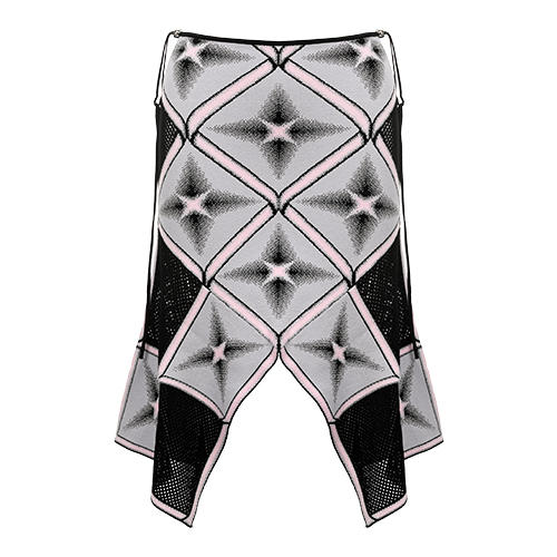 NAN KNITS星型提花半裙 拼色——SS23新品 商品图2