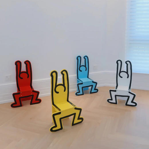 Vilac 凯斯哈林人形椅 法国玩具 商品图10