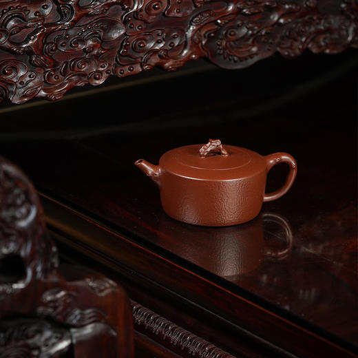 龙德堂陶艺《捶金·四大名园系列之沧浪亭》原矿紫朱泥 150cc 库存请咨询客服 商品图1