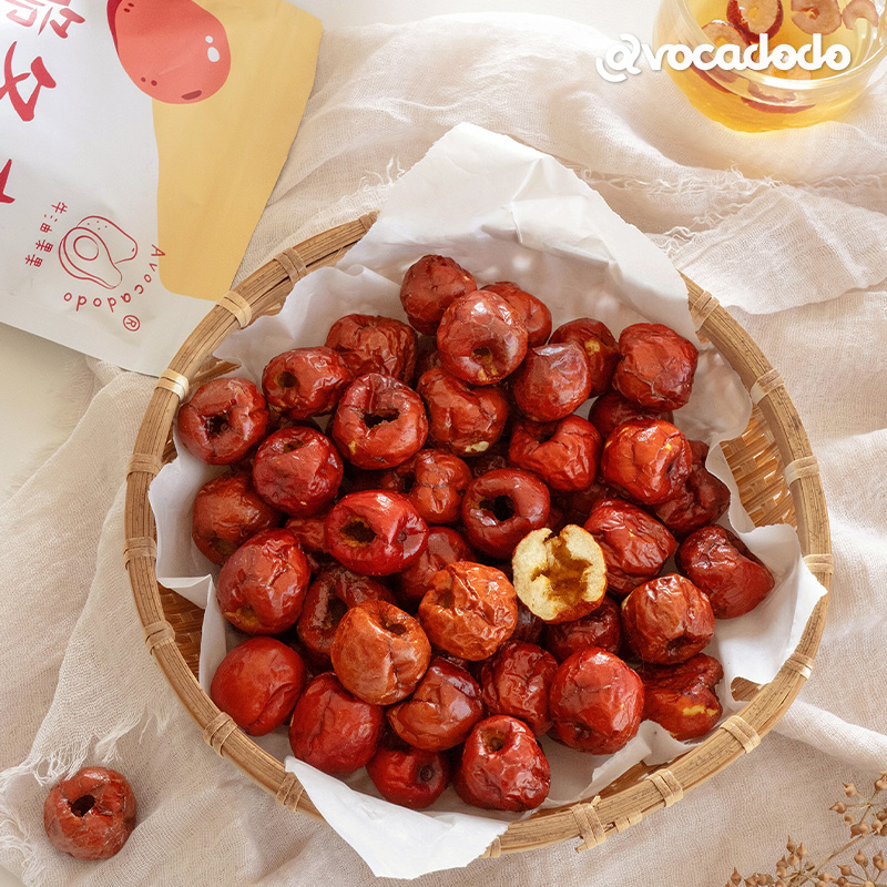 Avocadodo脆冬枣水果干黄骅枣甜无核即食免洗香酥个大儿童零食