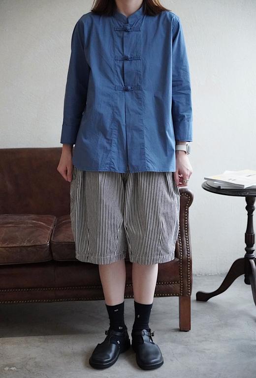 HARVESTY 细直条纹灯笼短裤休闲裤 商品图3