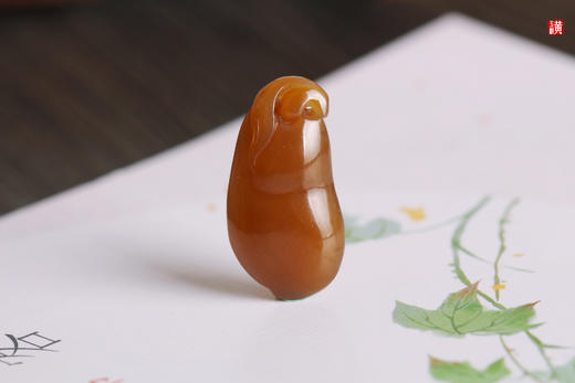 和田玉糖玉【福豆】配精美挂绳 商品图0