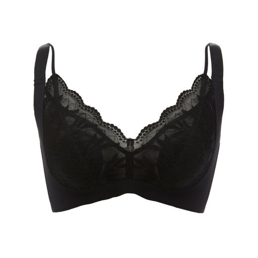 都市丽人舒软挺塑调整型内衣CD超薄3/4杯蕾丝塑身文胸三排无钢圈LJ33C1 商品图5