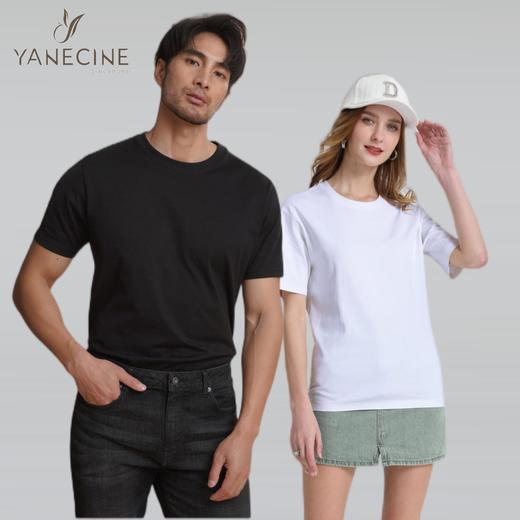 【99元3件】YANECINE 匹马棉情侣短袖T恤 商品图2