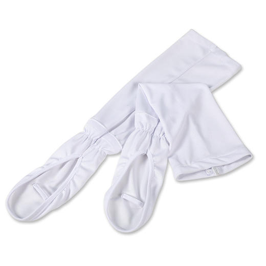 【轻薄防晒！透气十足】夏季户外运动露营野炊骑车防晒，新款三代加长冰丝薄款袖套防晒紫外线女，UPF50+袖套护手臂，阻隔95%紫外线拒绝变黑 商品图4