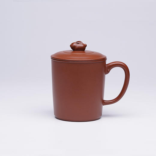 龙德堂陶艺 汤宣武制 《紫砂盖杯·仁和》原矿底槽清 380cc 库存请咨询客服 商品图4