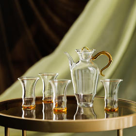 禾器晶彩·君悦套组进口高硼硅耐热玻璃茶杯高档茶具