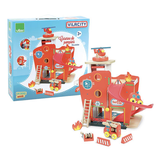 Vilac 城市消防站 法国玩具 商品图0