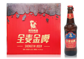 青岛崂特啤酒  全麦精酿500ml*12瓶（新货上架）