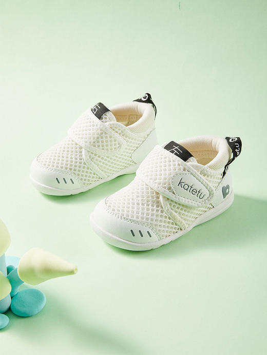 卡特兔童鞋2023新款春季宝宝软底学步鞋婴幼儿防滑机能鞋男女网鞋 商品图3