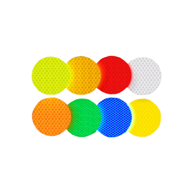 反光贴柔性钻石级反光便利贴警示贴方形圆形五角星形3M 包邮