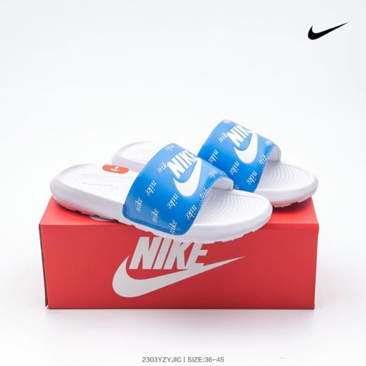 耐克Nike Victori One Slide Print Mix夏季沙滩运动防滑一字潮流拖鞋 商品图0