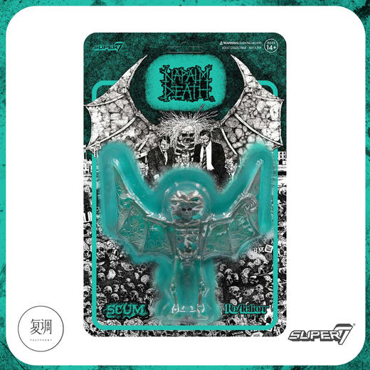 现货 Super7 Napalm Death 挂卡蓝绿色 系列3 Scum Demon 商品图3