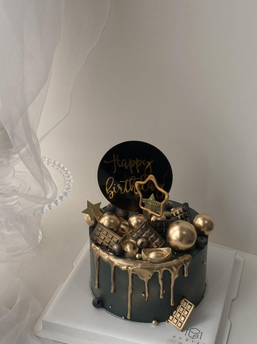 男士黑金蛋糕 商品图0