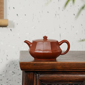 龙德堂陶艺 汤宣武制 《花开月正圆》原矿大红袍 220cc 库存请咨询客服