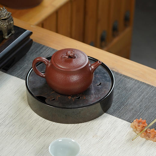 龙德堂陶艺《捶金·四大名园系列之留园》原矿紫朱泥 200cc 库存请咨询客服 商品图3