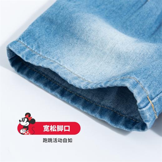 【商场同款】迪士尼童装女童牛仔短裤柔软舒适夏季新品中大童宝宝米妮蓝色短裤 商品图8