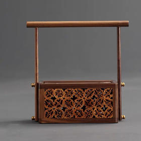 6666核桃提梁纸巾盒