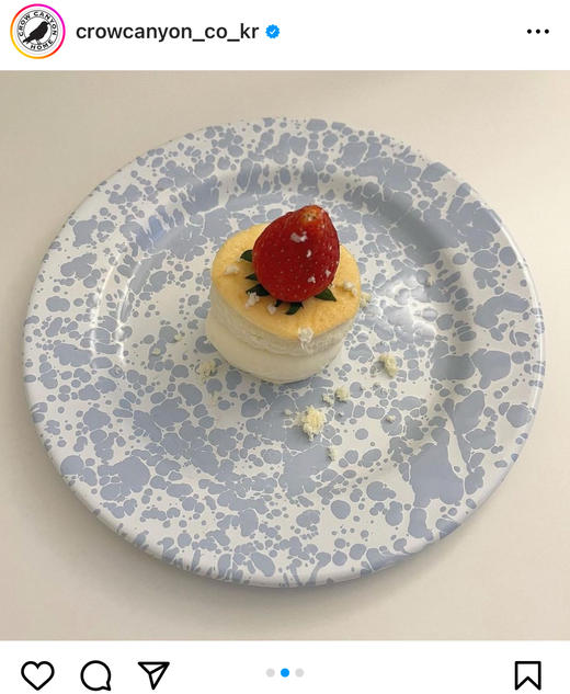 自留！Crow Canyon Home Splatter搪瓷泼墨餐具 出韩国正单 高颜值马克杯咖啡杯平盘 商品图3