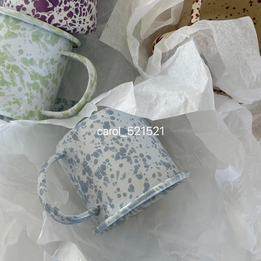 自留！Crow Canyon Home Splatter搪瓷泼墨餐具 出韩国正单 高颜值马克杯咖啡杯平盘 商品图4