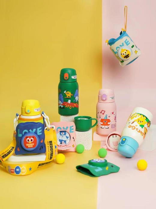 杯具熊儿童波点保温杯Happy Fam·音乐会 商品图3