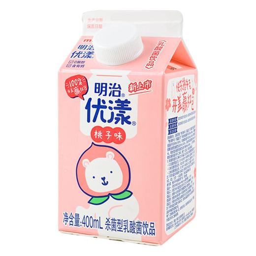 明治优漾乳酸菌桃子味400ml 商品图1